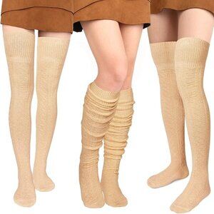 Cashmere blend Italian over the knee socks
